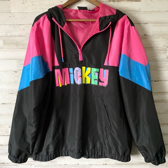 Disney Other - Disney Mickey Mouse Retro Windbreaker Large